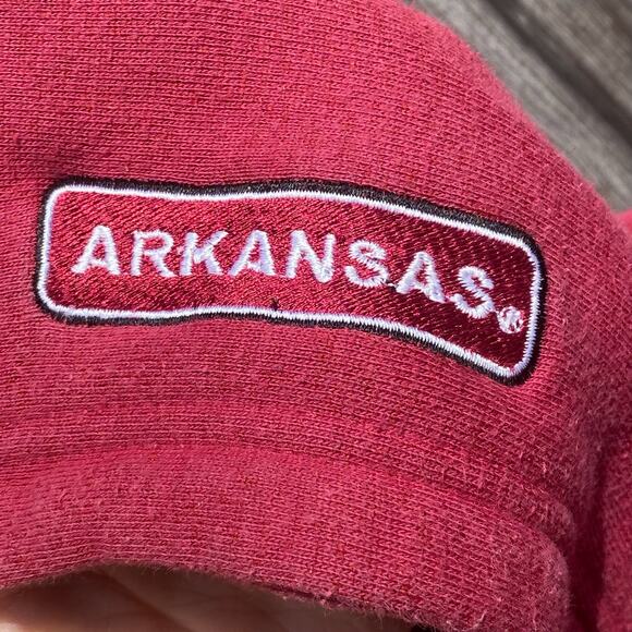 Arkansas Razorback Hogs NCAA Pro Player P2 red hoodie sweatshirt Size Large - Picture 5 of 6